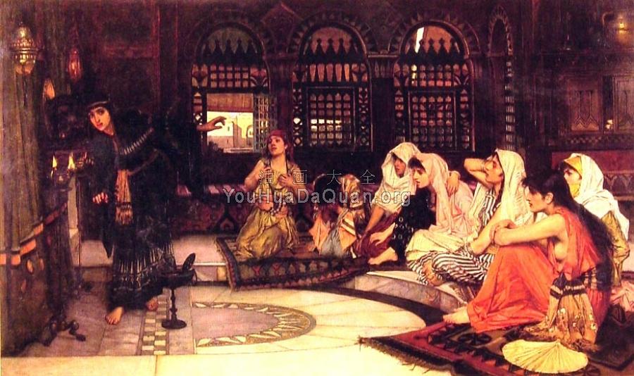 Consulting the Oracle - 约翰·威廉姆·沃特豪斯